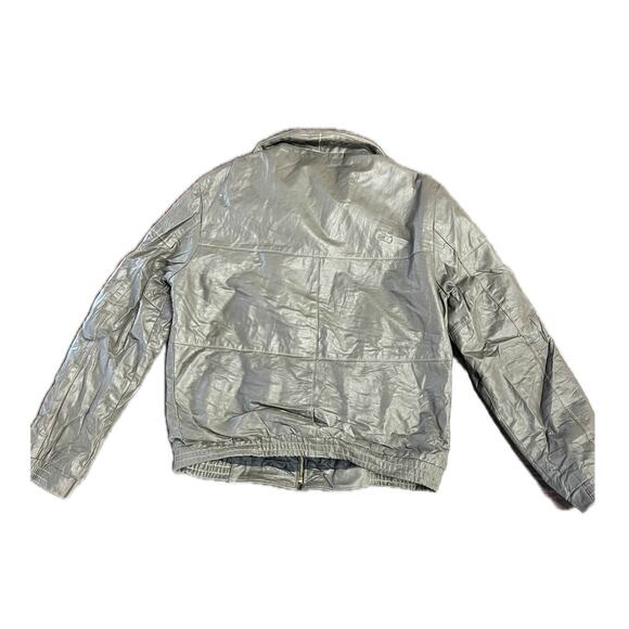 Vintage The Leather Shop Metallic Sears Jacket - Picture 5 of 5